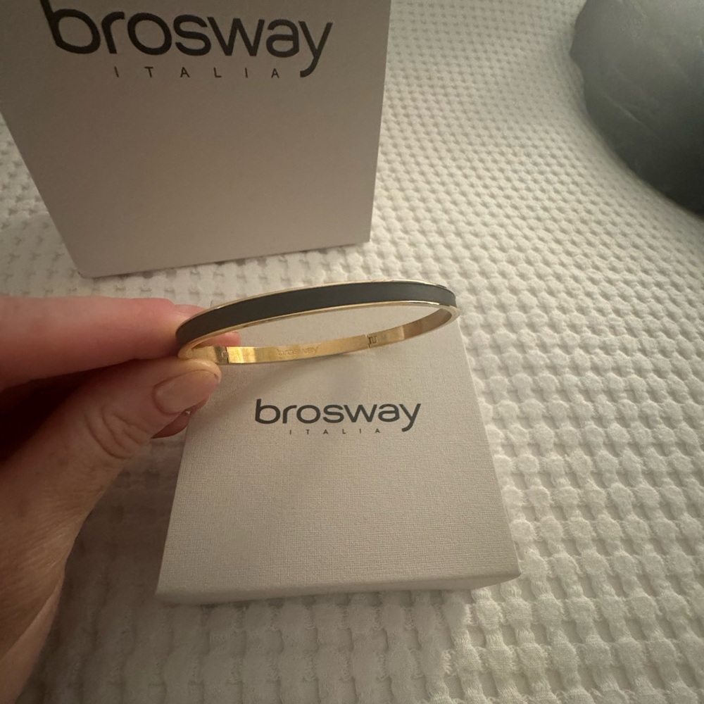 Brosway Italia “Always With You” Black and Gold Bracelet with clasp